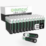 Pilhas alcalinas AAA, LR03 1,5 V, potência duradoura, 60 unidades