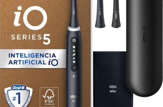 Oral-B iO 5N Escova de dentes elétrica com cabo recarregável - Preto