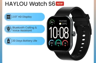 Haylou S6 Smartwatch – Relógio Inteligente