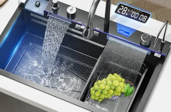 Lava loiça Digital Multiusos em Aço Inox + Acessórios
