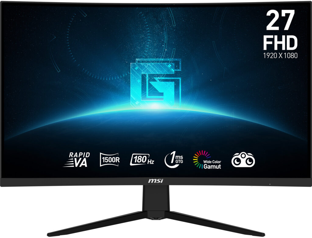 Monitor Curvo MSI 27" G27C3F VA FHD 180Hz 1ms FreeSync Premium Monitor Curvo MSI 27 polegadas G27C3F VA FHD 180Hz 1ms FreeSync Premium
