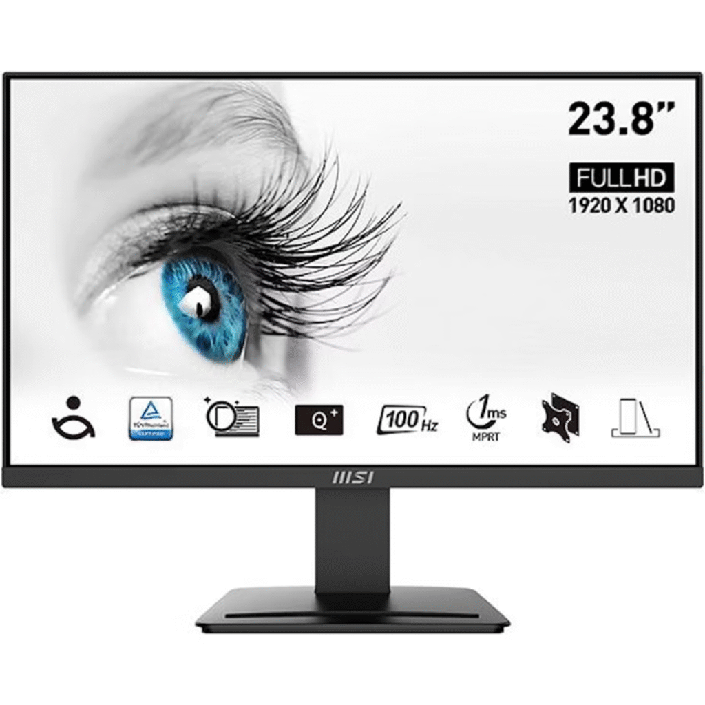 Monitor MSI 23.8 Polegadas PRO MP2412 VA FHD 100Hz FreeSync Adaptive Sync