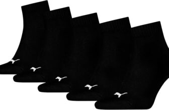 Meias PUMA Quarter Plain (Pack de 5) Adulto