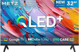 Metz 32MQF7000Z, TV Smart de 32 polegadas, QLED TV