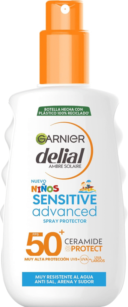 Garnier Delial Crianças SPF 50+ – Proteção Solar Muito Alta ( 3 x 100 ml)
