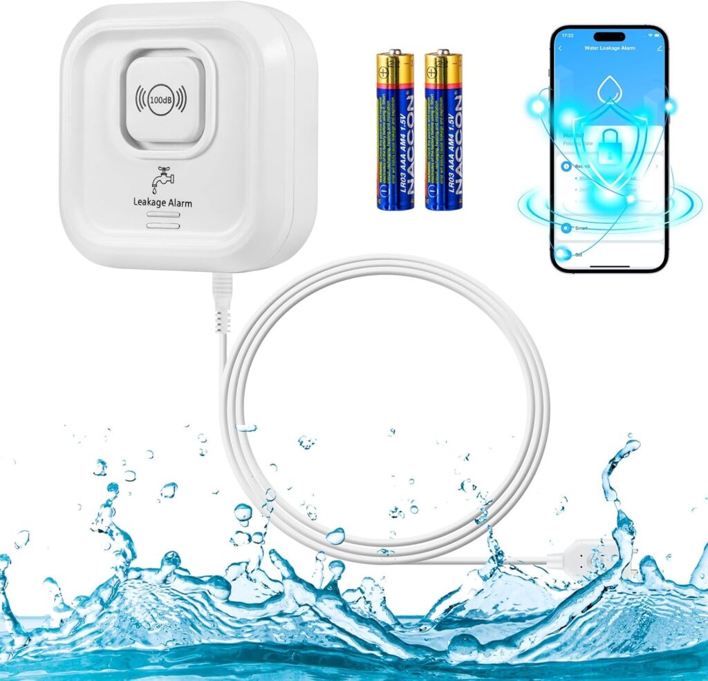 Detector de fugas de água WiFi