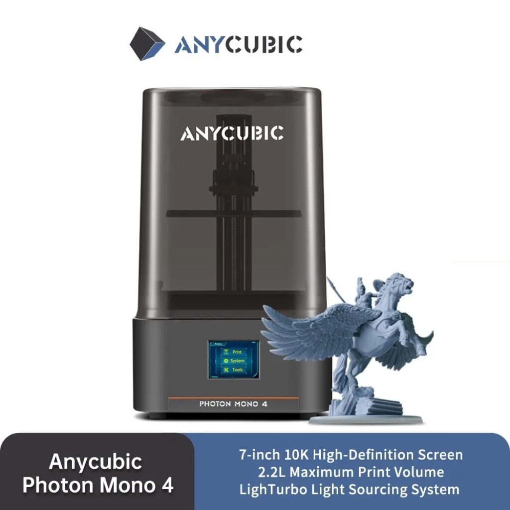 Anycubic Photon Mono 4 AE, impressora 3D de resina UV Alta Velocidade