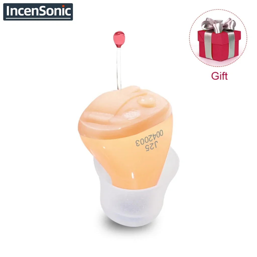 Aparelho auditivo audifonos j25 ouvido interno supermini amplificador de som