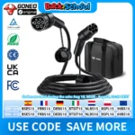 Cabo Híbrido Automático, Compatível veículos Elétricos, 11kW 16A 5M