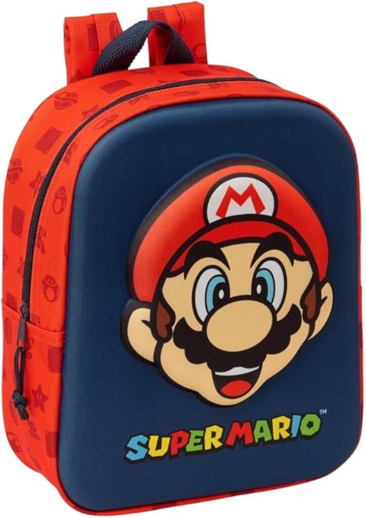 SUPER MARIO 3D - Mochila 22 x 10 x 27 cm