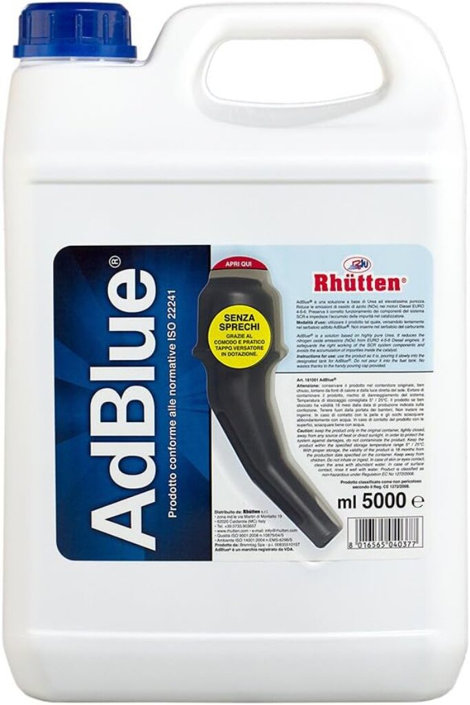 Rhütten, AdBlue Motores a diesel, 5 l