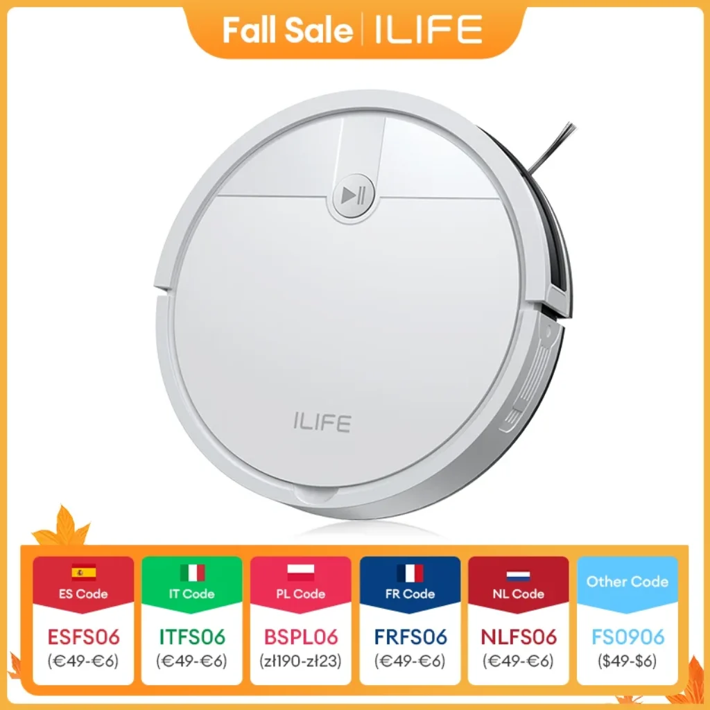 Aspirador de pó robô ILIFE V2