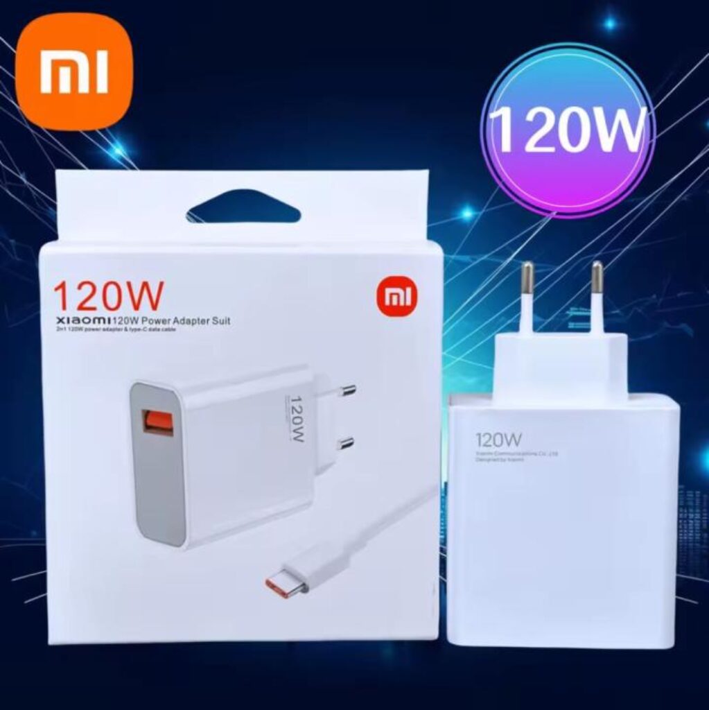 Carregador Original Xiaomi TurboCharge 120W 🚀 carregamento rápido