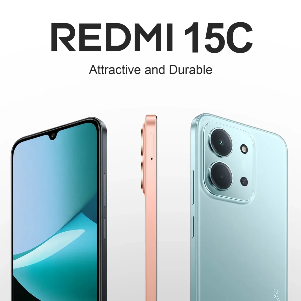 Redmi 15C 4G - 4+128G - Bateria de 6000 mAh - Dual SIM