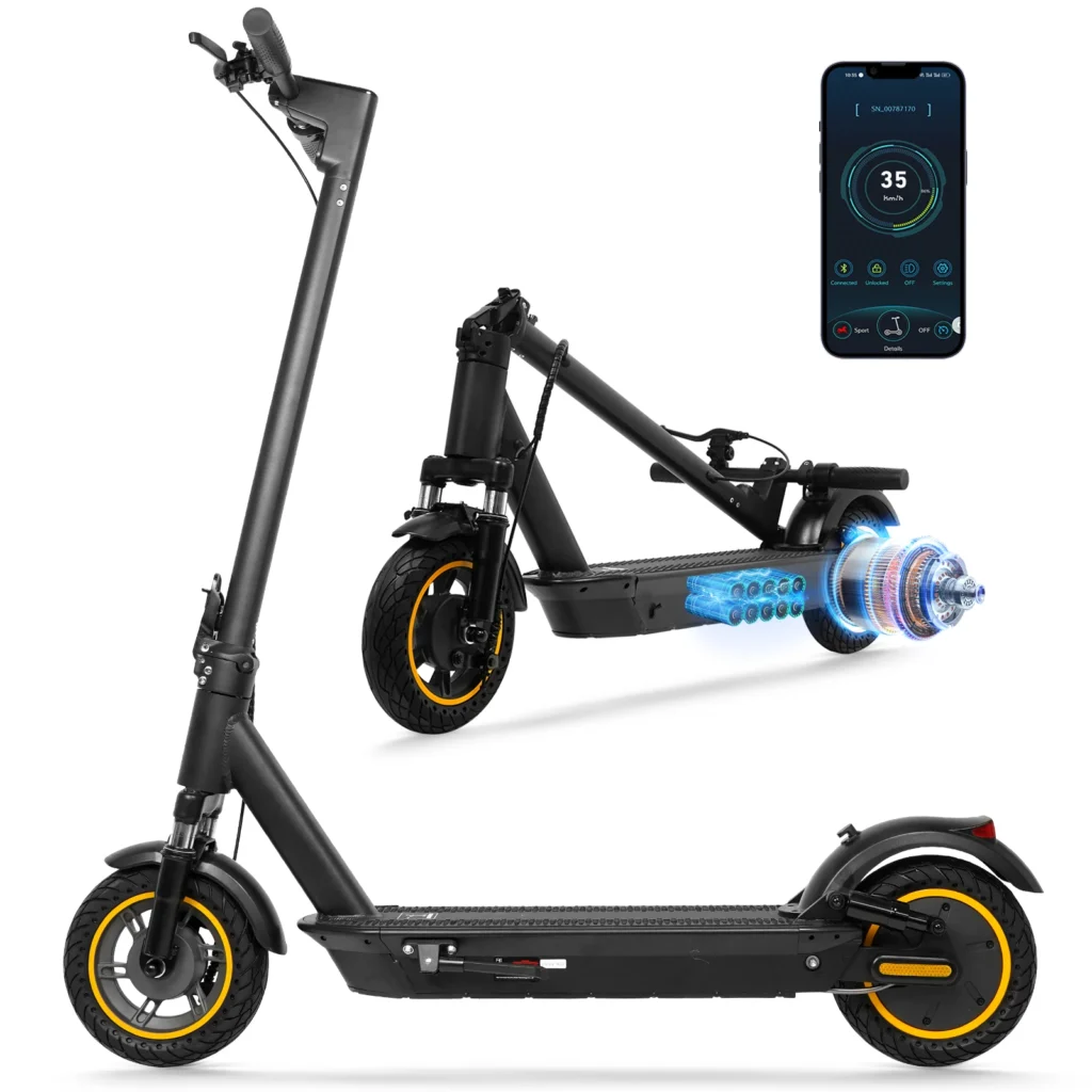 Trotinete AOVOPRO 500W, Vel Max 35 Km/h com autonomia de 45 Km