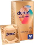 Durex Preservativos sensíveis real sem látex preservativos - 12 unidades