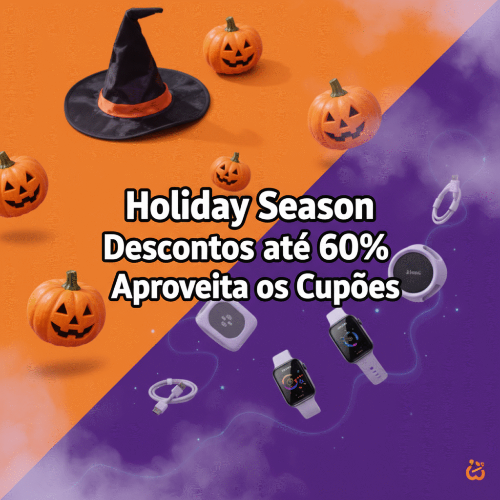 Holiday season Aliexpress descontos até 60 por cento Halloween