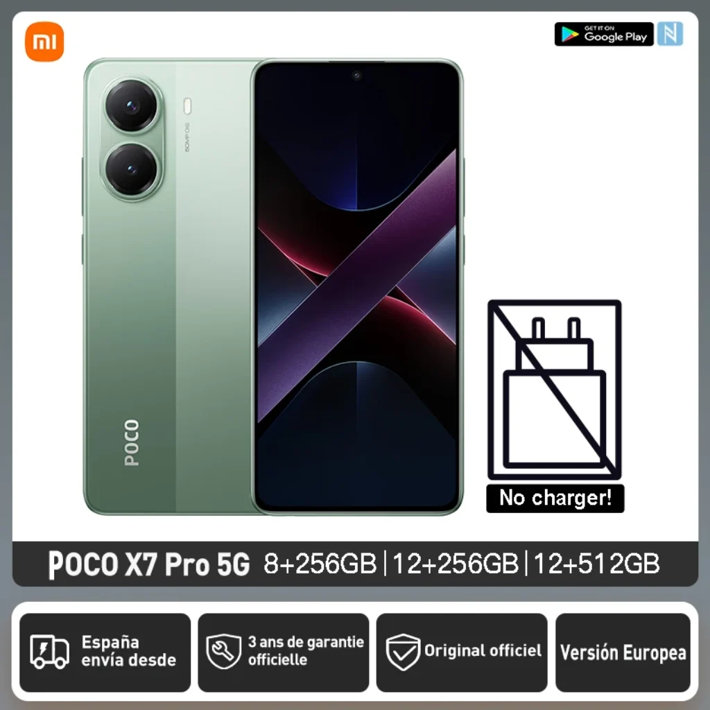 POCO X7 Pro 5G 8GB + 256GB AMOLED Display 120Hz 6000mAh Bateria