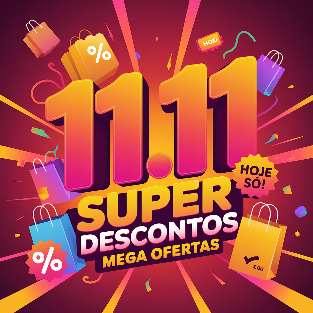 Super descontos mega ofertas 11.11 dia dos solteiros