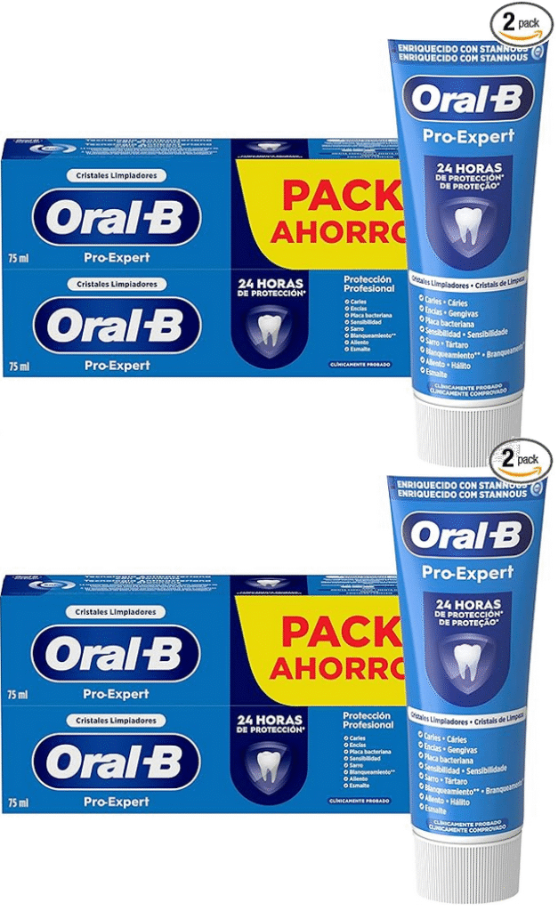 4x Oral-B Pro-Expert Proteção Profesional
