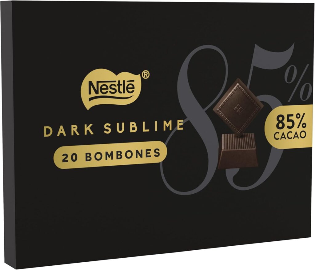 NESTLÉ DARK Sublime Chocolate preto 85%, 144g