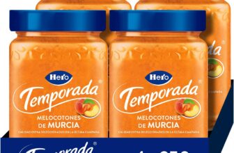 Compota Hero pêssego da estação, conjunto de 4 x 350 g