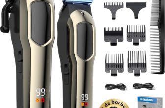 Conjunto de máquina de cortar cabelo profissional