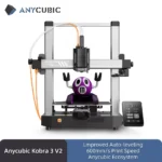Anycúbico kobra 3 v2 600 mm/s impressão rápida impressora 3d