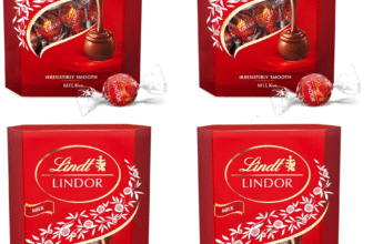 Lindt Lindor Chocolate com leite ( 4x 200 g)