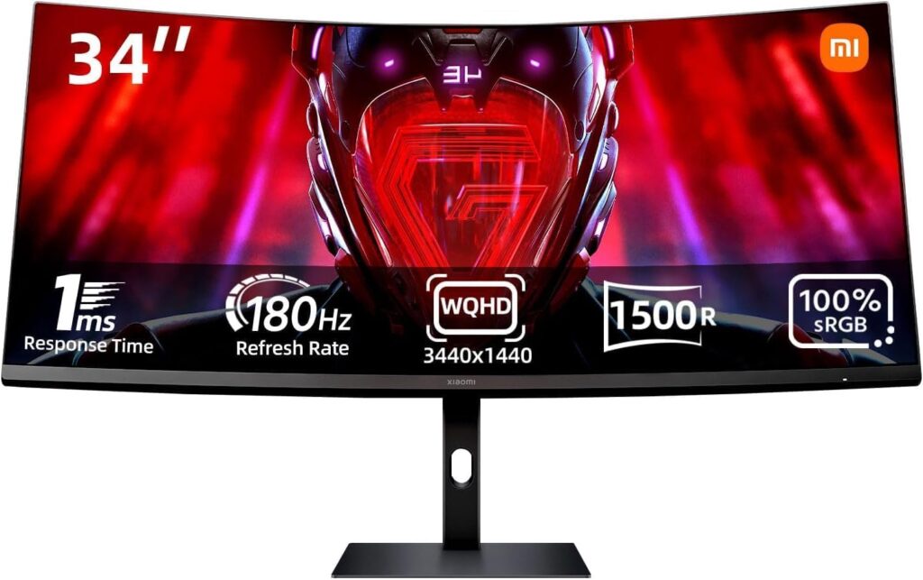 Xiaomi Gaming Monitor G34WQi Monitor de jogos de 34" WQHD