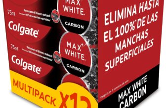 Paste de Dentes Colgate Max White Charcoal (12 x 75 ml) 1,54€ cada