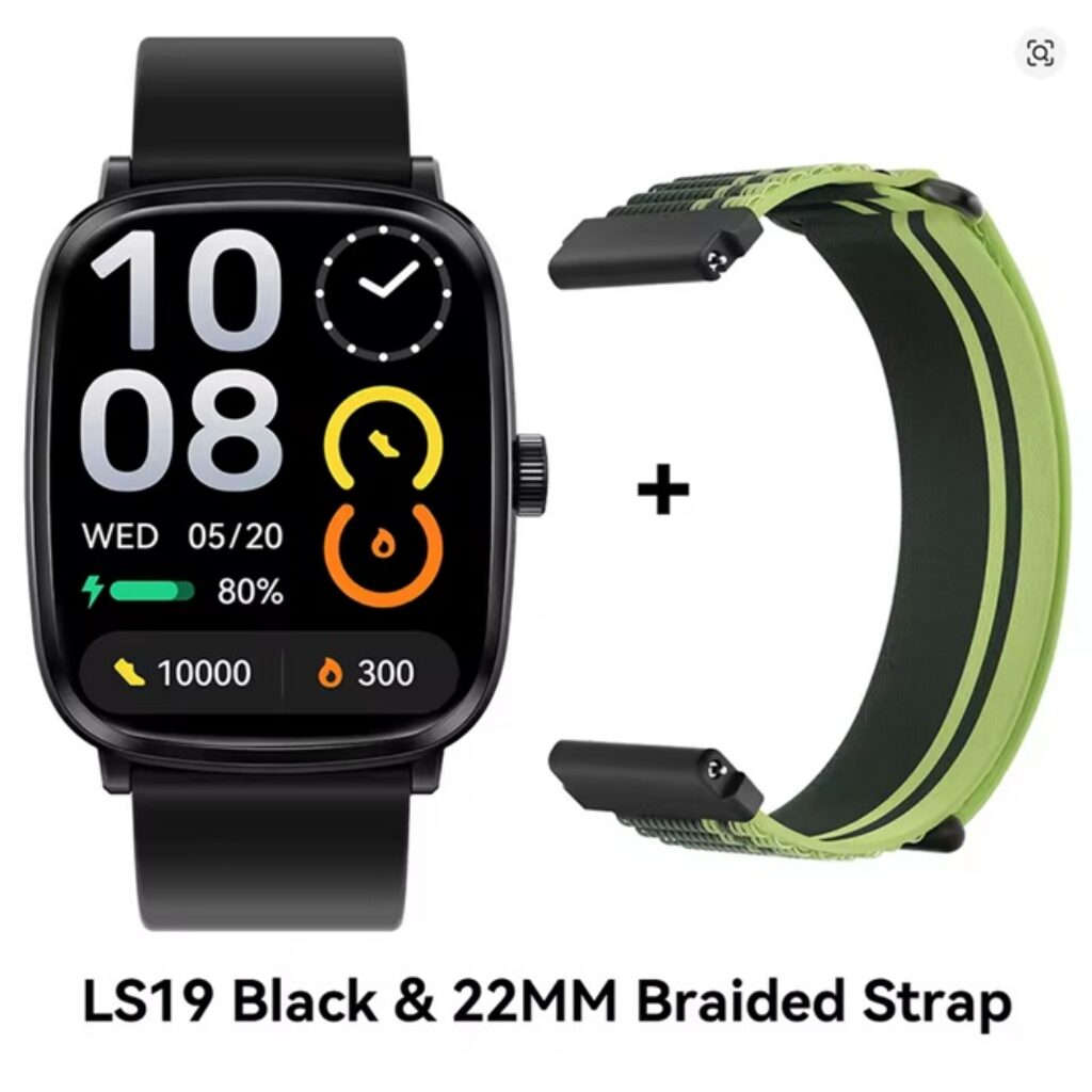 HAYLOU Watch RS5 Smartwatch 2.01'' AMOLED HD Display (MINIMO HISTORICO)