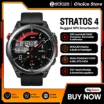 NEW 2025 Zeblaze Stratos 4 GPS Smartwatch 1.43" AMOLED Screen