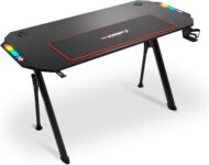 Drift Gaming DRDZ175 RGB – Mesa de jogos com placa de fibra de carbono