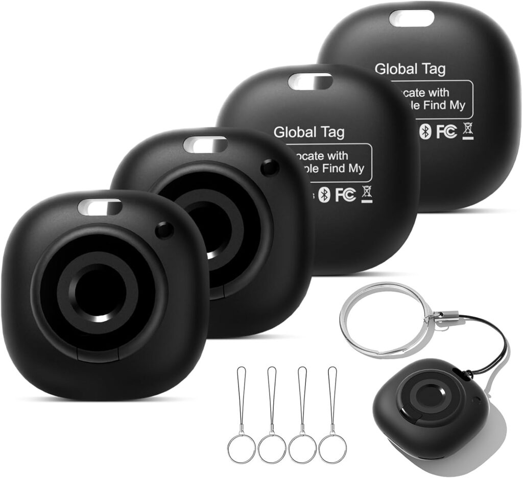 Smart Tag Localizador 4 Pack, Compatible con Apple «Find My» (Solo iOS)