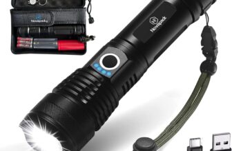 Novapack Lanternas LED de alta potência recarregável USB | 20.000 lúmenes