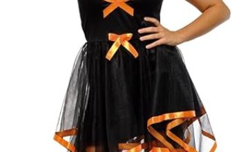 Disfarce de bruxa néon para mulher (Carnaval - Halloween)