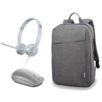 Lenovo Smarter Learning Portability Bundle Kit Pack Auriculares Rato Mochila para Portáteis