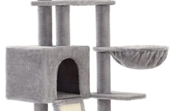 Árvore para gatos 135 cm | cinzento claro