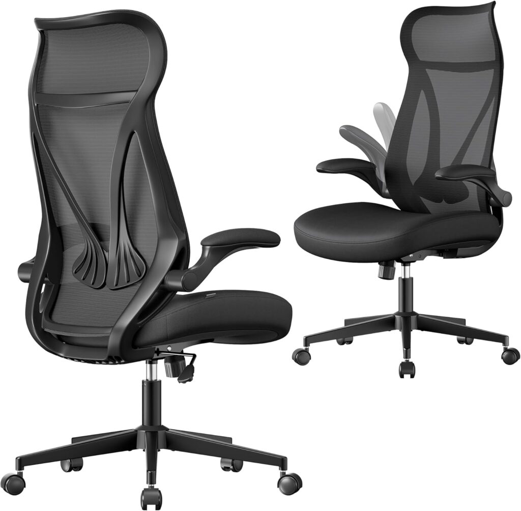 SONGMICS Cadeira de escritório giratória