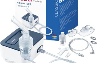 Beurer IH 16 Inalador com tecnologia de ar comprimido com compressor, nebulador