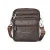 Bolsa crossbody de couro genuíno