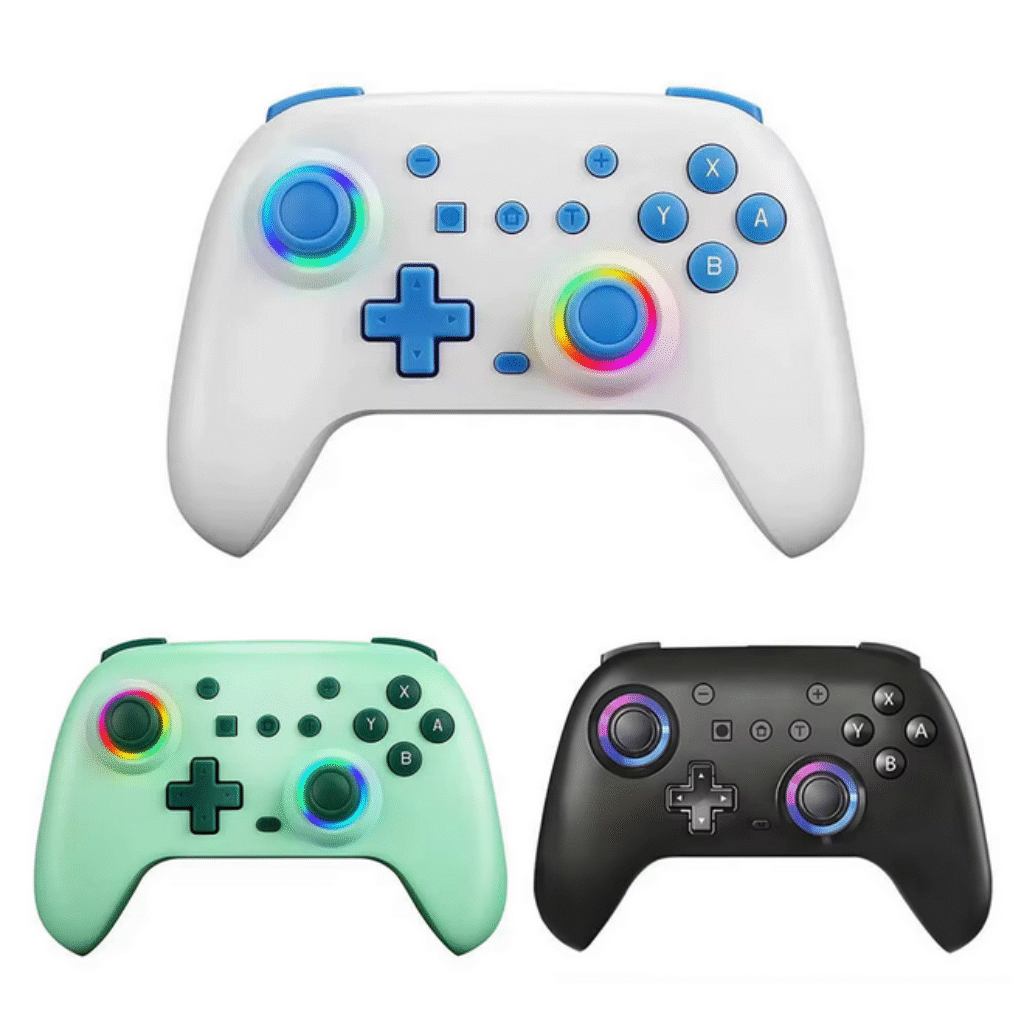 Comando bt sem fios rgb para nintendo switch