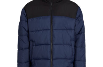 Anorak Acolchoado Casaco Marca JACK&JONES | Azul marinho