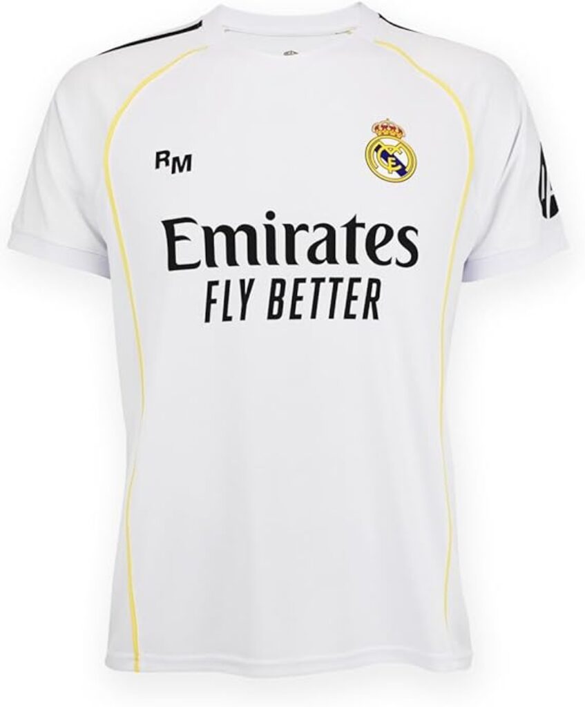 Real Madrid T-shirt Local para Adultos - Tamanhos S a XXL - Temporada 2025/2026