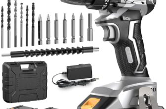 Berbequim Percutor a Bateria 21V | 2 Baterias + Acessorios