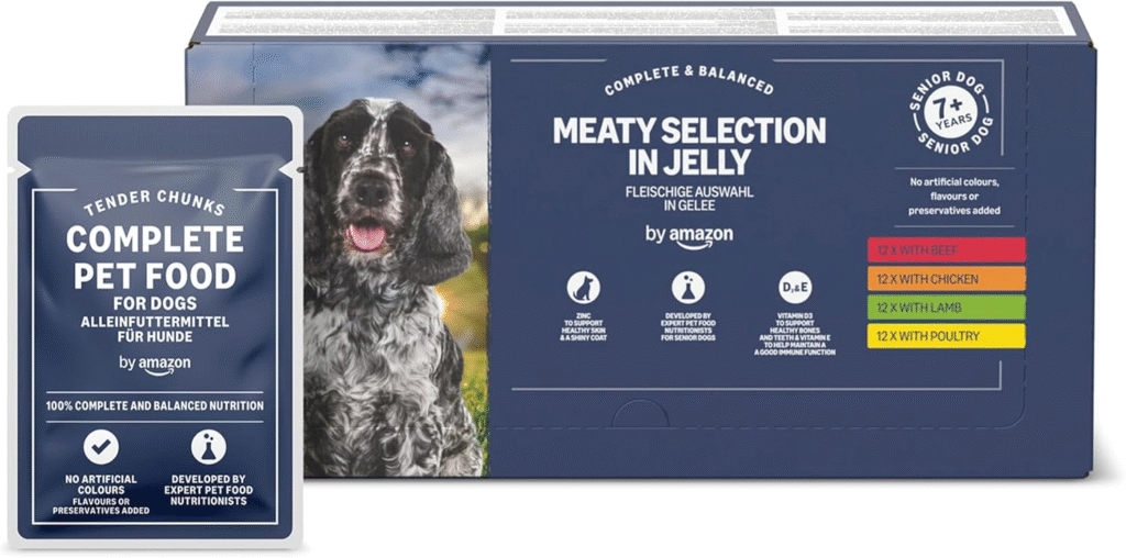 Alimento completo para cães sénior