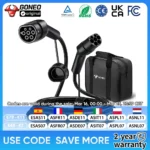 Cabo de Carregamento EV Tipo 2 3 Fases, IP54 Impermeável, (VEs) e PHEV Model