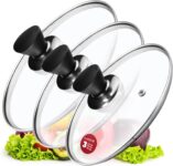 Conjunto de tampas universais de vidro 22 26 30 cm