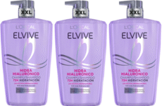 L'Oréal Paris Elvive Hidra Hialurónico champô 72h de hidratação [3x 1 litro]